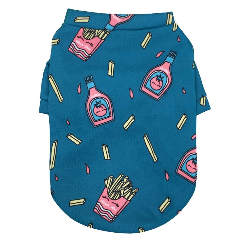 Huisdier Puppy Trui Katoen Fluwelen Ronde Hals Trui Mode Casual Warme Truien Kleding Voor Kleine Middelgrote Honden Herfst Winter: L / XL