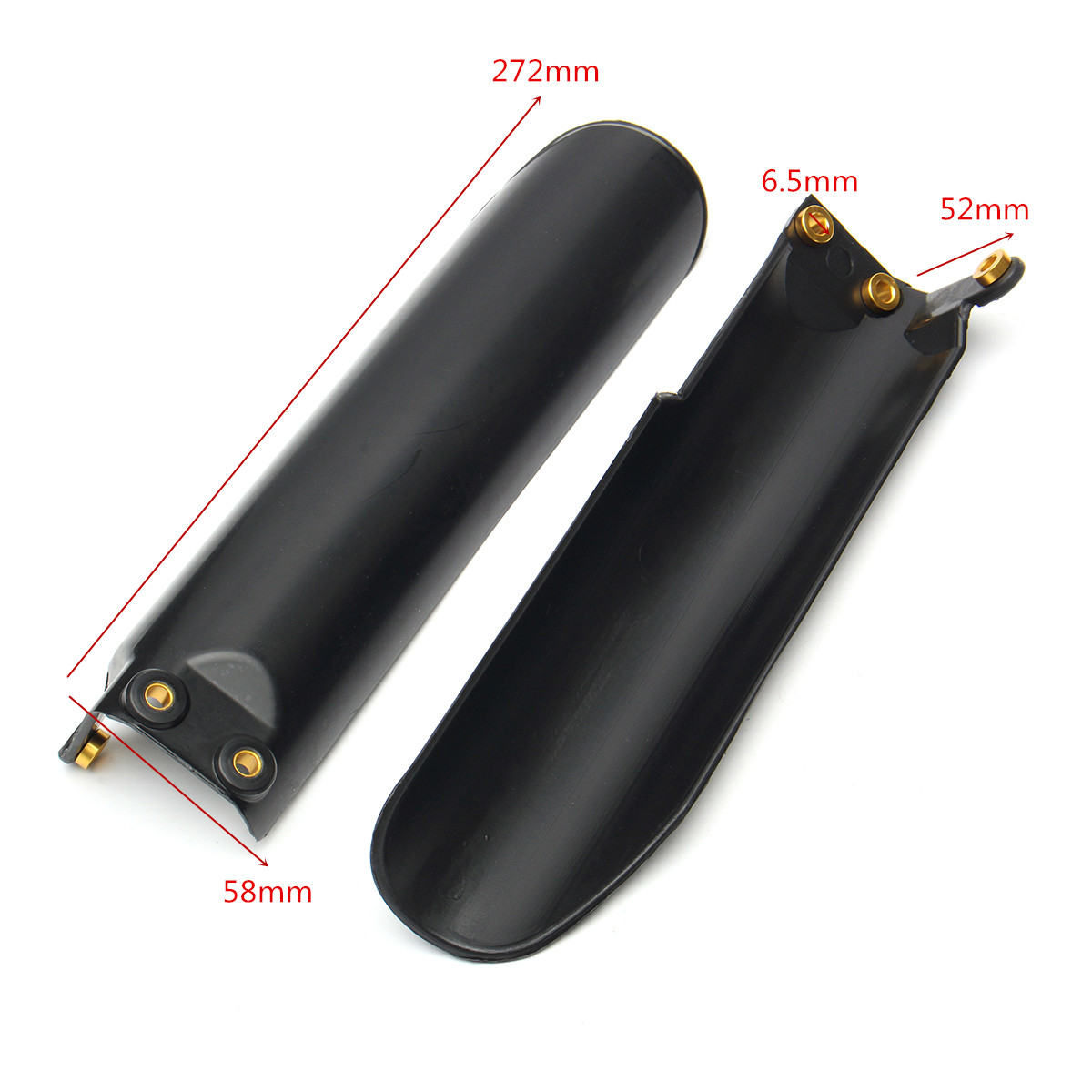 Black Pit Bike USD Front Fork LEG Guards Sliders M... Grandado