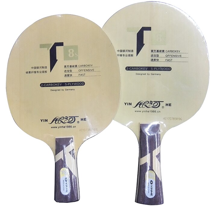 Yinhe T8s T-8 T8S 5 + 2 Zypresse Arylate Kohlenstoff ALC Tischtennis Klinge T8 Schläger Klingeln Pong Schläger Galaxis /Milchstraße/