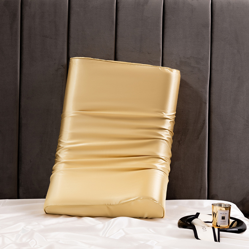 Luxuriöser Satin--kissenbezug 30 cm x 50cm cm, einfarbig, aus luxuriöser, komfortabler imitationsseide, aus Erinnerung-schaum.: Grün