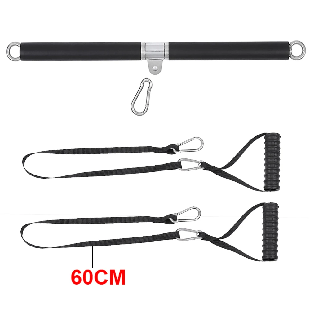 Corda per tricipiti e bicipiti, attacco per tirare verso il basso, attacco per allenamento, peso in palestra, allenamento per i muscoli del torace: Default Title