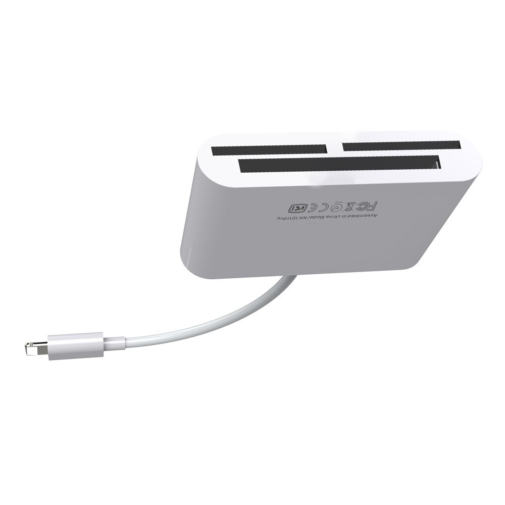 6 En 1 SD SDHC TF CF XD M2 lector de tarjeta de adaptador de carga para IPhone XS MAX XR 3 en 1 SD TF tarjeta CF lector para IPhone X 5S 6 7 8 P