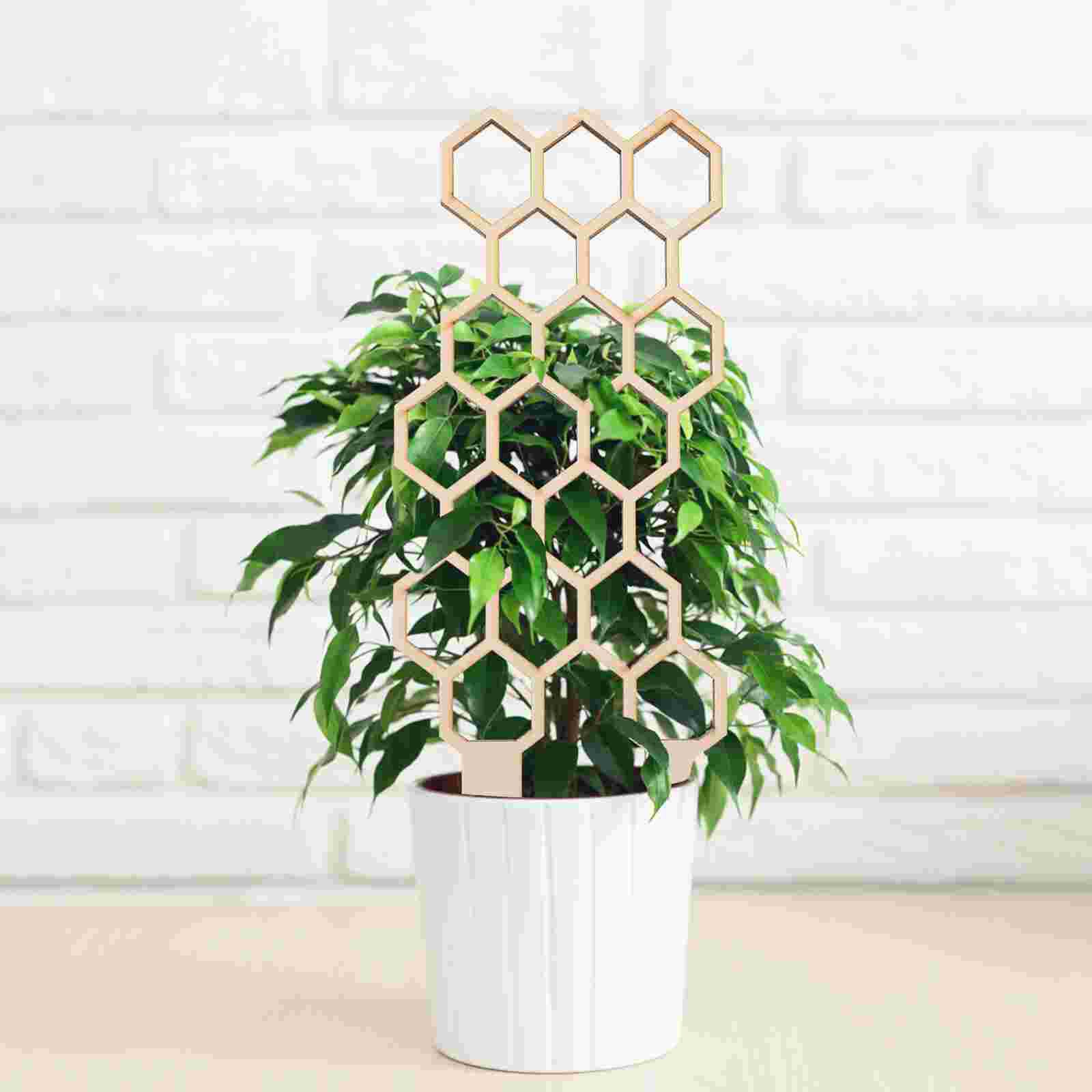 3pcs Wooden Climbing Plant Trellis Climbing Plant Support Stakes Garden Trellis