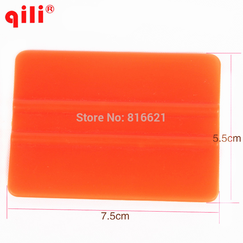 Qili QG-08 Vierkante Zuigmond Mini Car Wrapping Gereedschap Mobiele Telefoon Film Installtool Schraper Window Tint Tool Vinyl Toepassing Tool