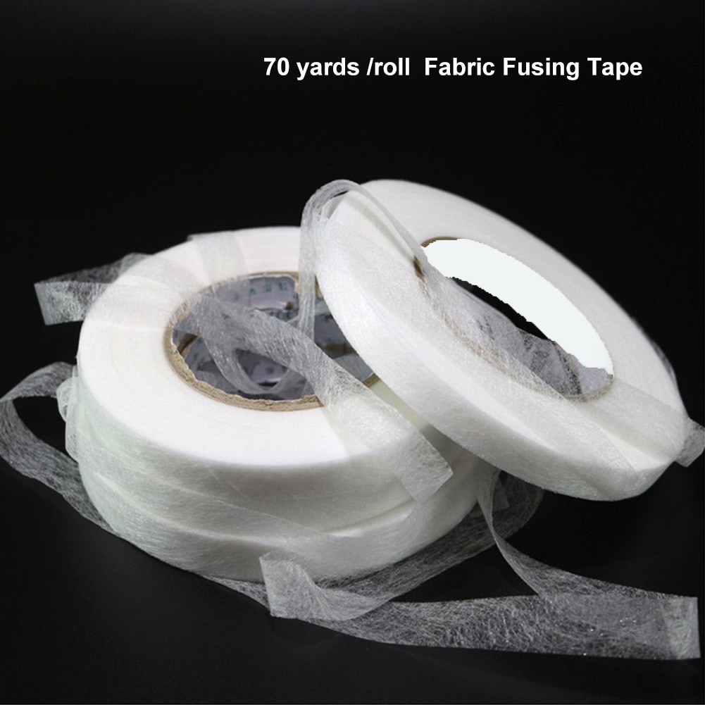 70Yards/Roll Stof Fusing Multifunctionele Web Dubbelzijdig Accessoires Craft Diy Zoom Tape Ijzer Op Stitch Hekserij Zelf lijm