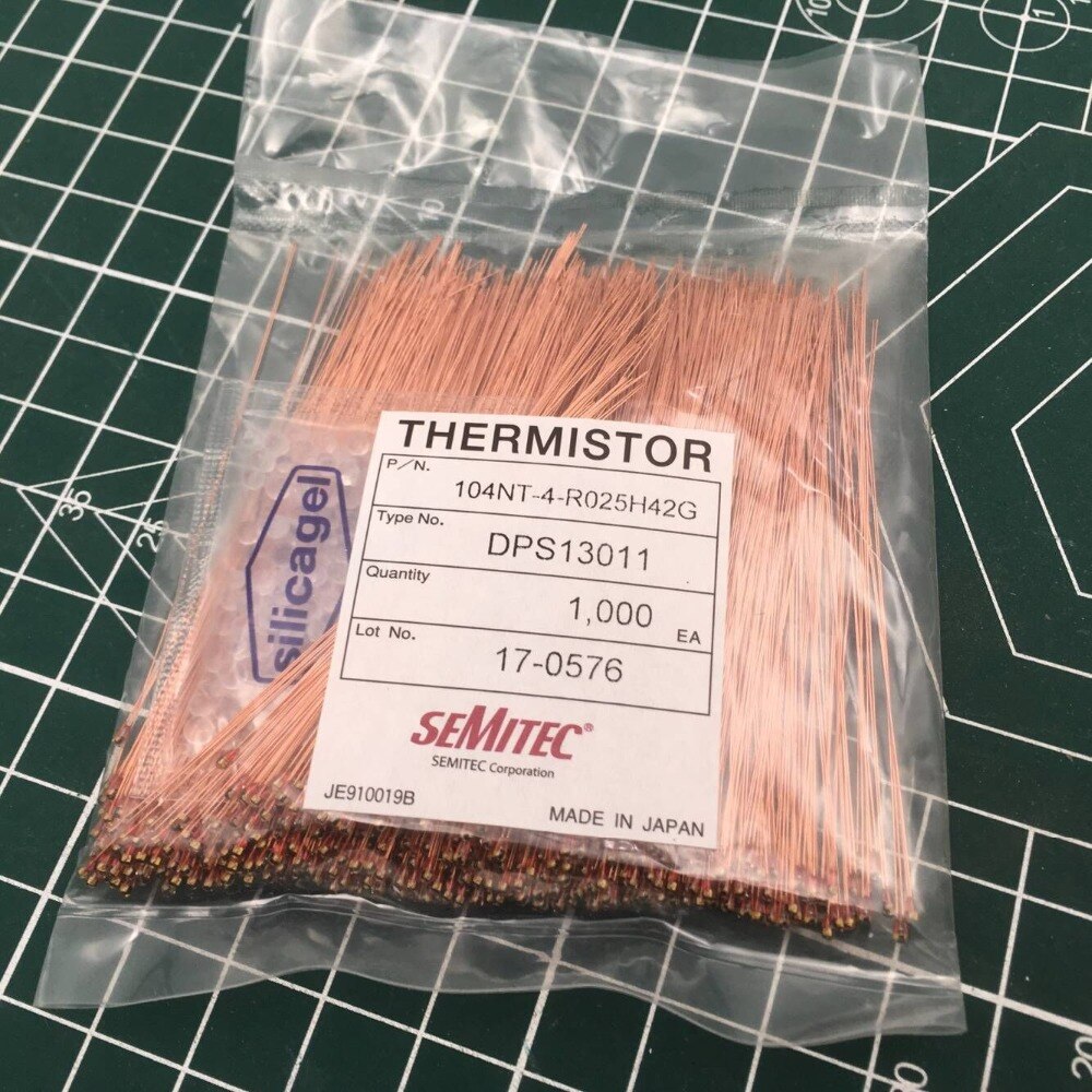 Semitec 104NT-4-R025H42G Thermistor(replace for 104GT-2 Thermistor for Reprap Prusa 3D Printer Extruder HotEnd