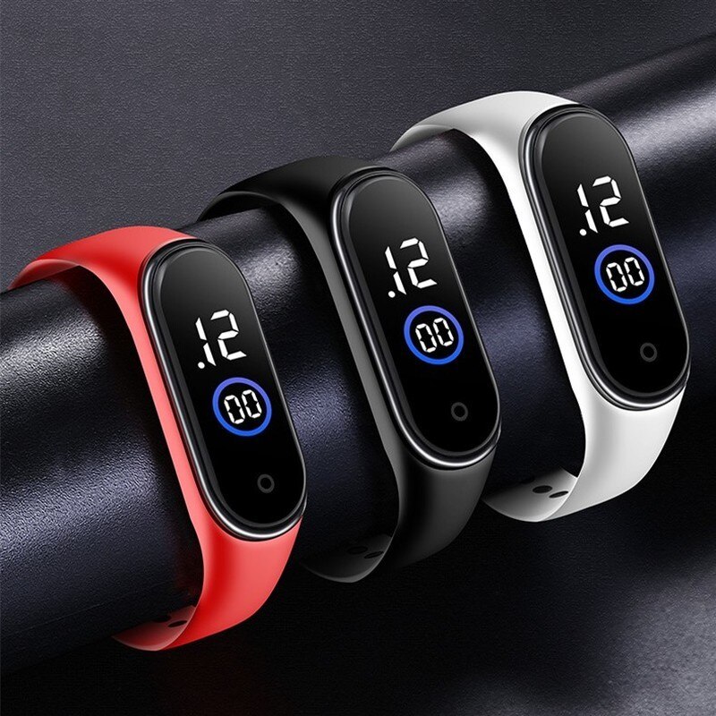 reloj deportivo Simple para hombres y mujeres, reloj Digital LED de , reloj electrónico de silicona, reloj de pareja, reloj para hombre