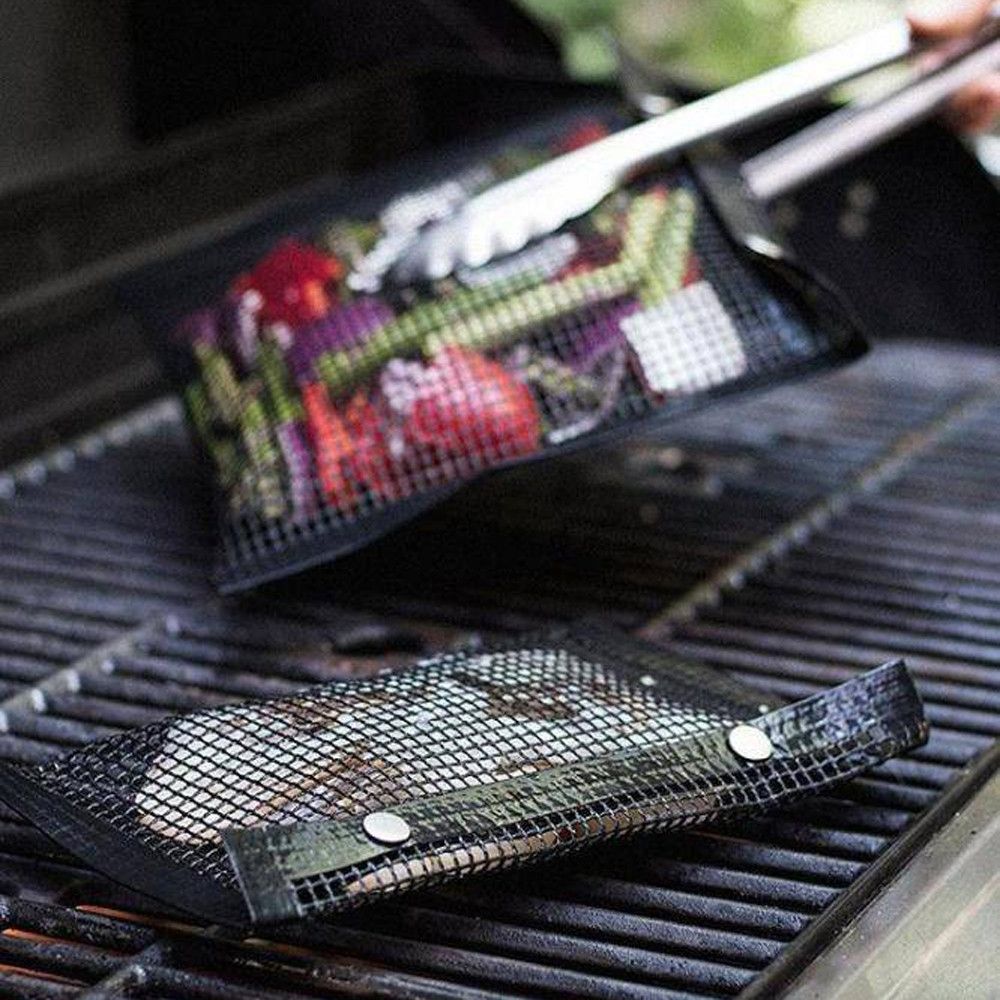 Non-stick Mesh Grillen Zak Outdoor Picknick Tool Herbruikbaar en Makkelijk te Schoon Non-stick BBQ Bakken bag