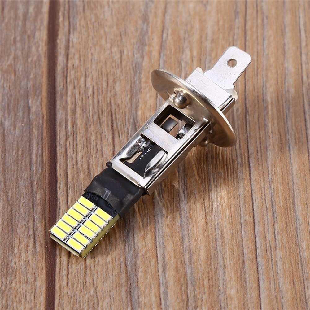 6500K 12V Hid Xenon Wit 24-SMD H1 Led Auto Vervanging Lamp Koplamp Mistlamp