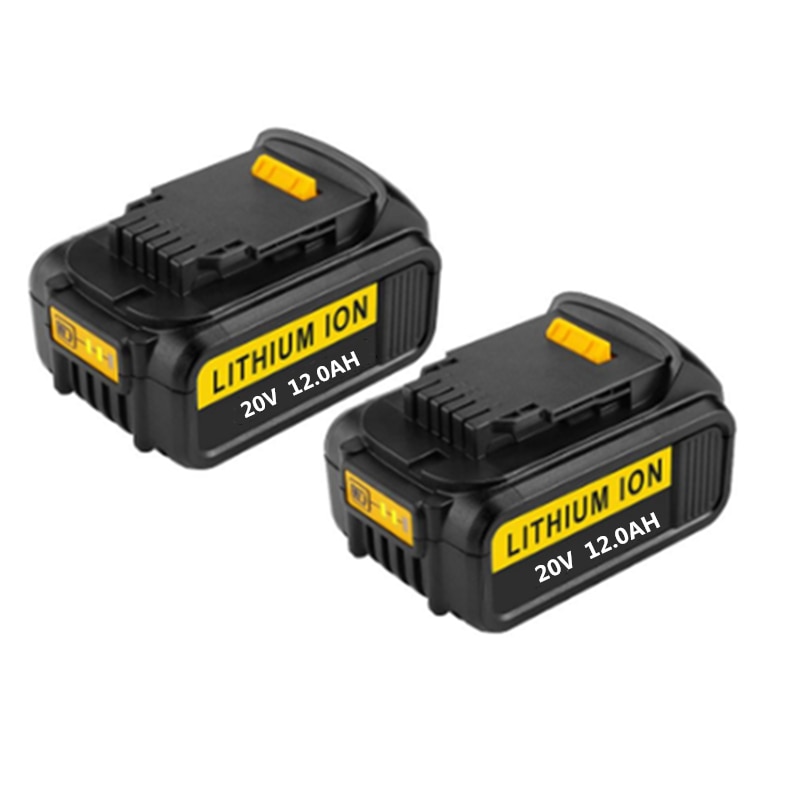 20V 12000mAh For DeWalt DCB200 MAX Rechargeable Power Tools Battery Replacement DCB181 DCB182 DCB101 DCF885 DCF887 + 3A Charger