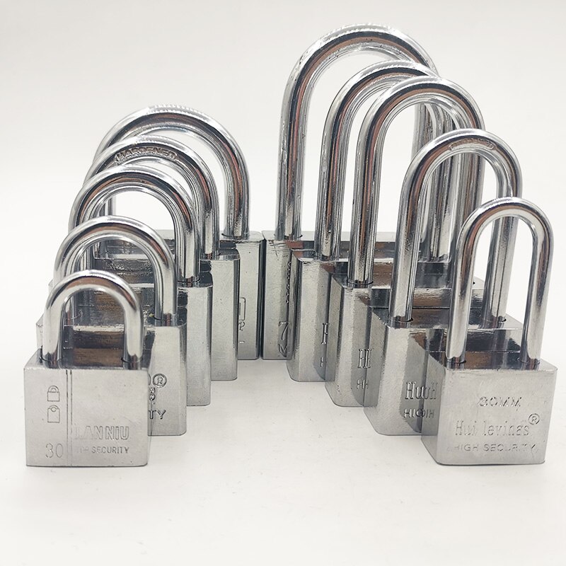 Rustfrit stål hængelås skab udendørs lås holdbar brug heavy duty høj sikkerhed solid lås dør gate box sikkerhed