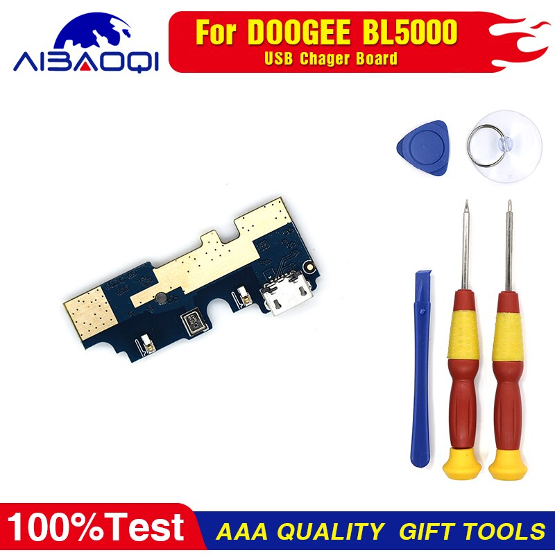 original Touch Screen LCD Display LCD Screen For DOOGEE BL5000 Replacement Parts + Disassemble Tool+3M Adhesive: Charge Board