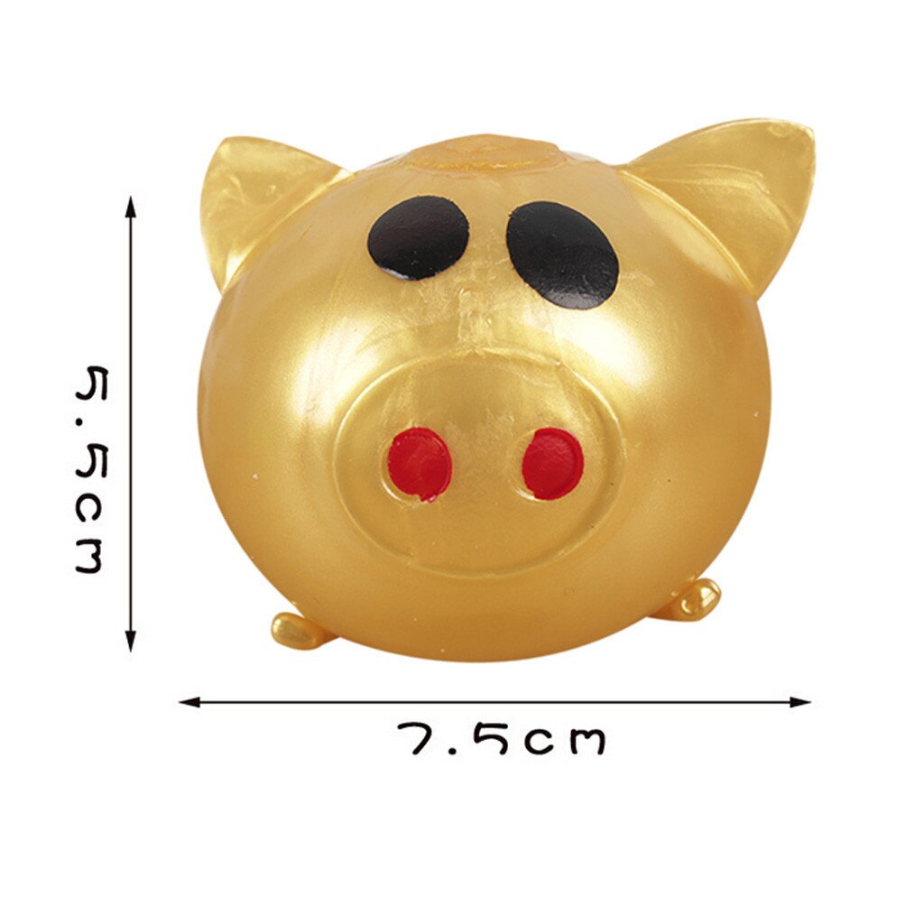 8Pcs Pig Leuke Anti Stress Splat Water Varken Bal Vent Speelgoed Ontluchting Sticky Pig Kinderen Creatieve Leuk Speelgoed jongen Meisjes