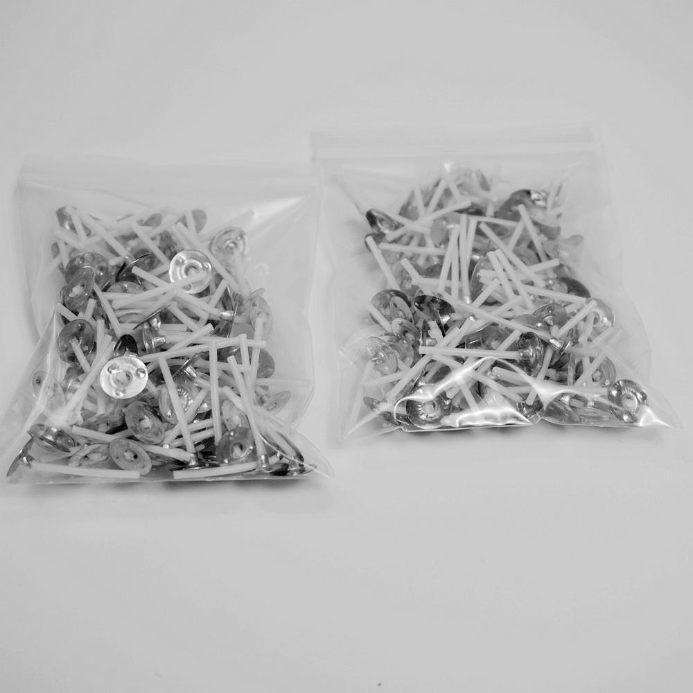 100 pcs Candle Wicks for DIY Candle Making Natural Cotton wick (3CM Length)