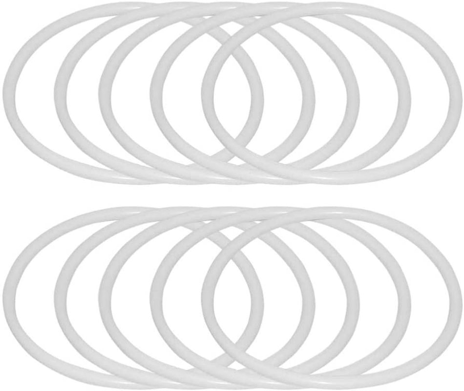 10pcs Plastic Dream Catcher Wrapping Circle Macrame Craft Hoop DIY Wedding Wind Chime Hanging Decorations Supplies