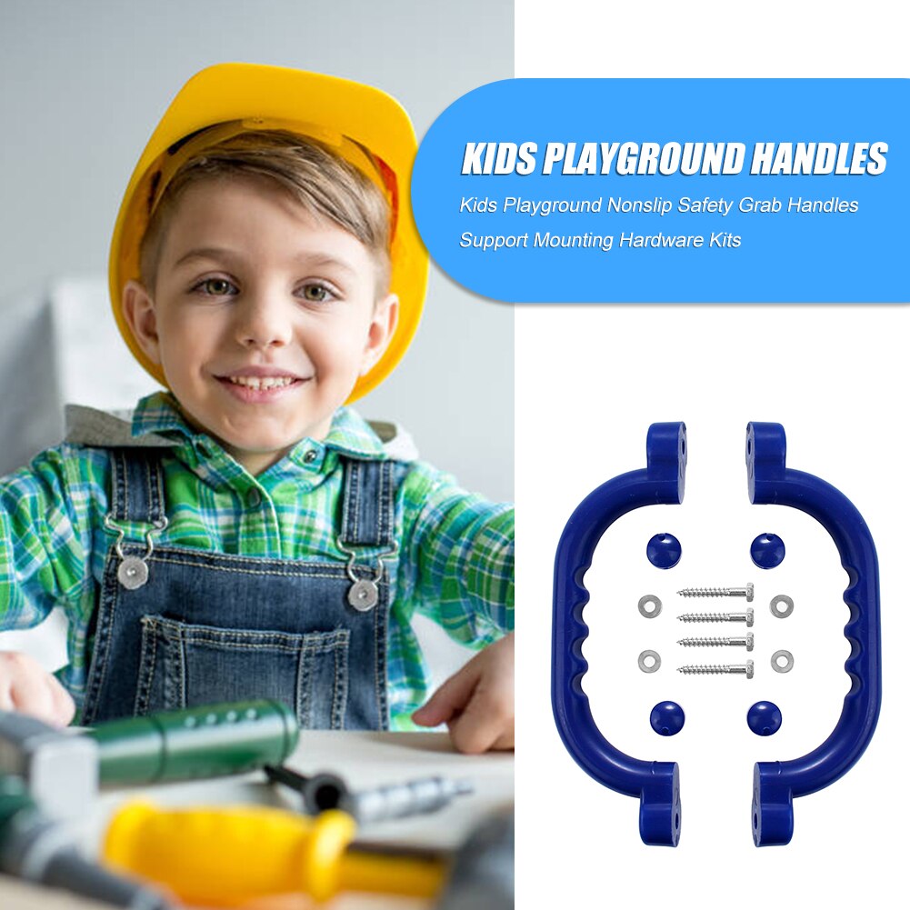 1 Paar Veiligheid Antislip Handgrepen Kids Speeltuin Montage Hardware Kit Ondersteuning Kinderen Draagbare Interactieve Aanwezig