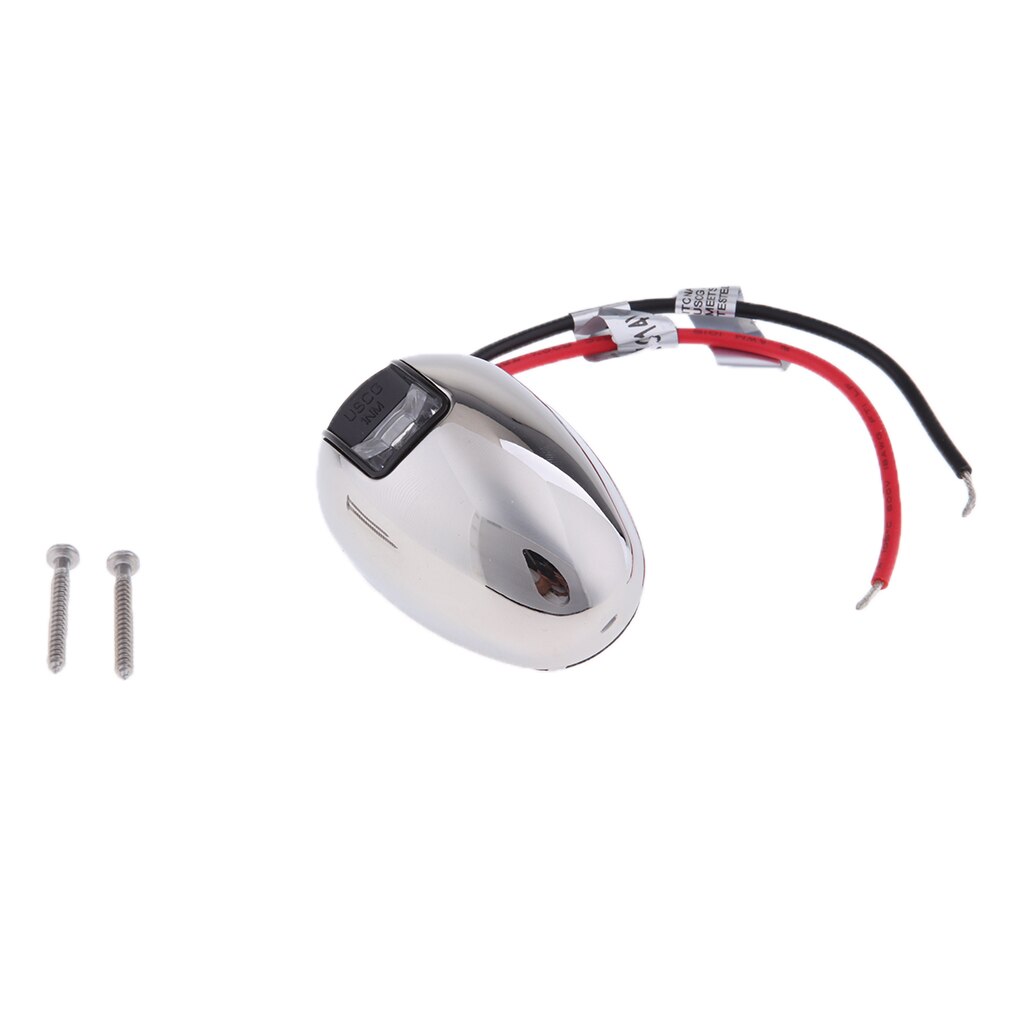 Boot Navigatie Led Licht 12V Rvs Behuizing Licht Rood Zeilen Signaal Licht Boog Licht IP67 Boot Accessoires Marine