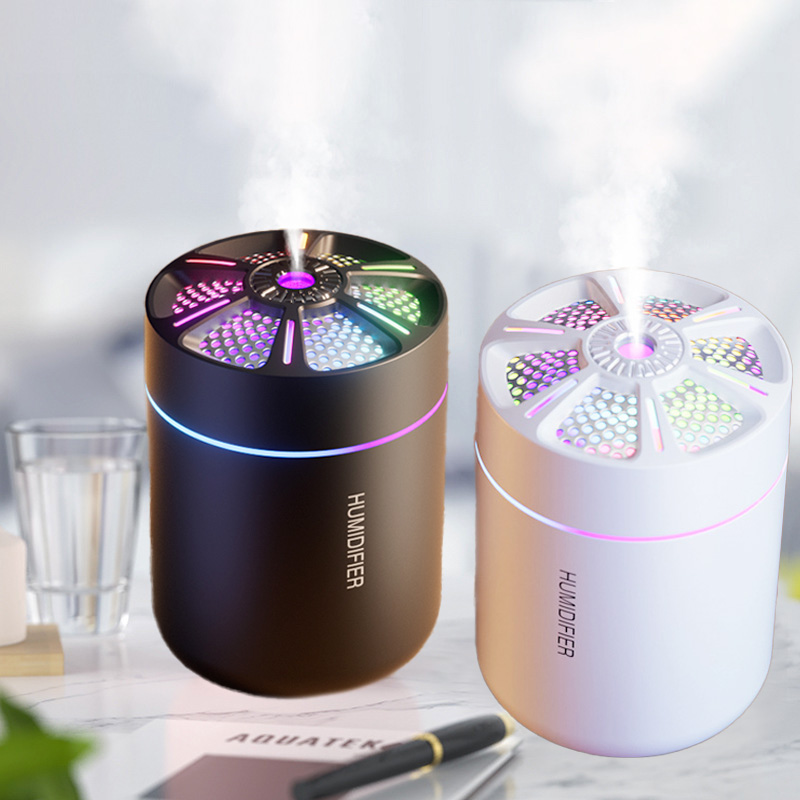 Mini humidificador de aire de 180ML, difusor de aromaterapia, aceite esencial, spray de aromaterapia, humidificador silencioso montado en el coche para el hogar y el dormitorio