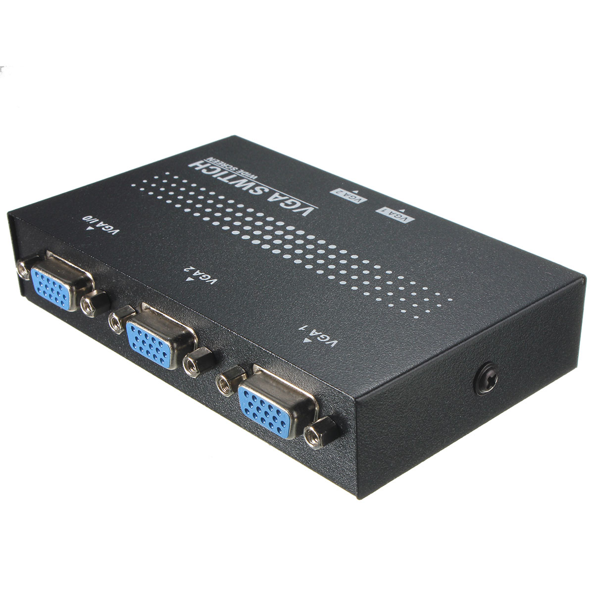 Original Universal 2 Port Hub USB 2.0 KVM SVGA VGA Switch Box Monitor Adapter Connects Printer Intelli Keyboard Mouse Sharing HC