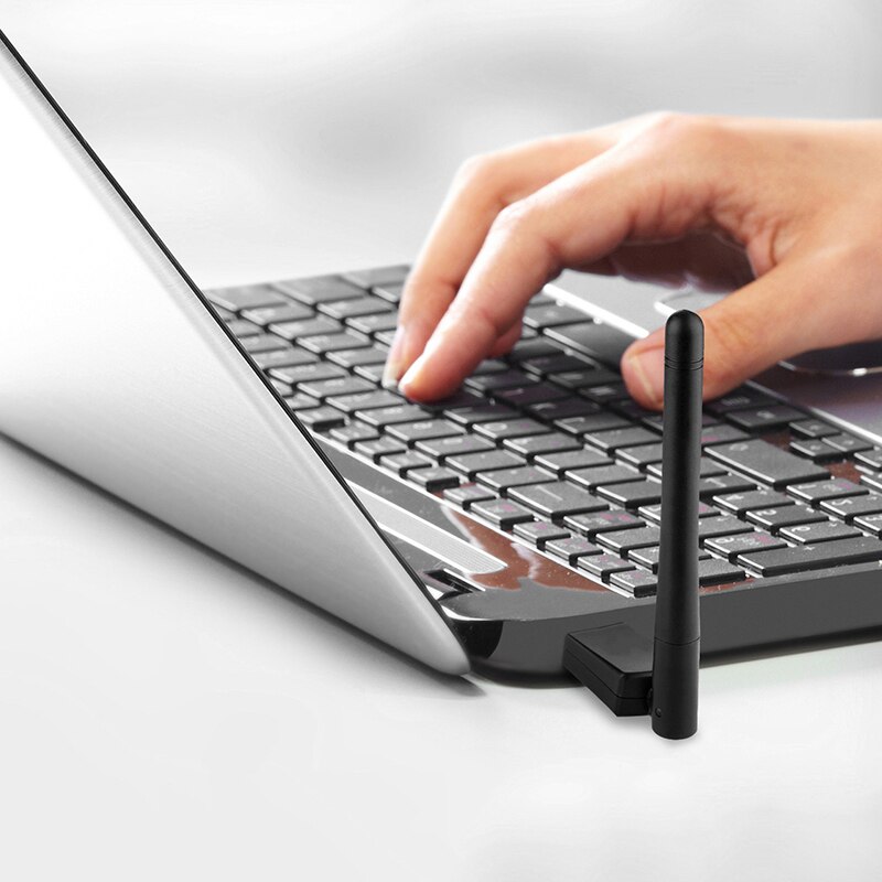 Wireless USB 2.0 Adapter WiFi Wireless Network Card 150Mbps Adapter for Windows XP / VISTA / WIN7 / WIN8 / iOS for Laptop PC