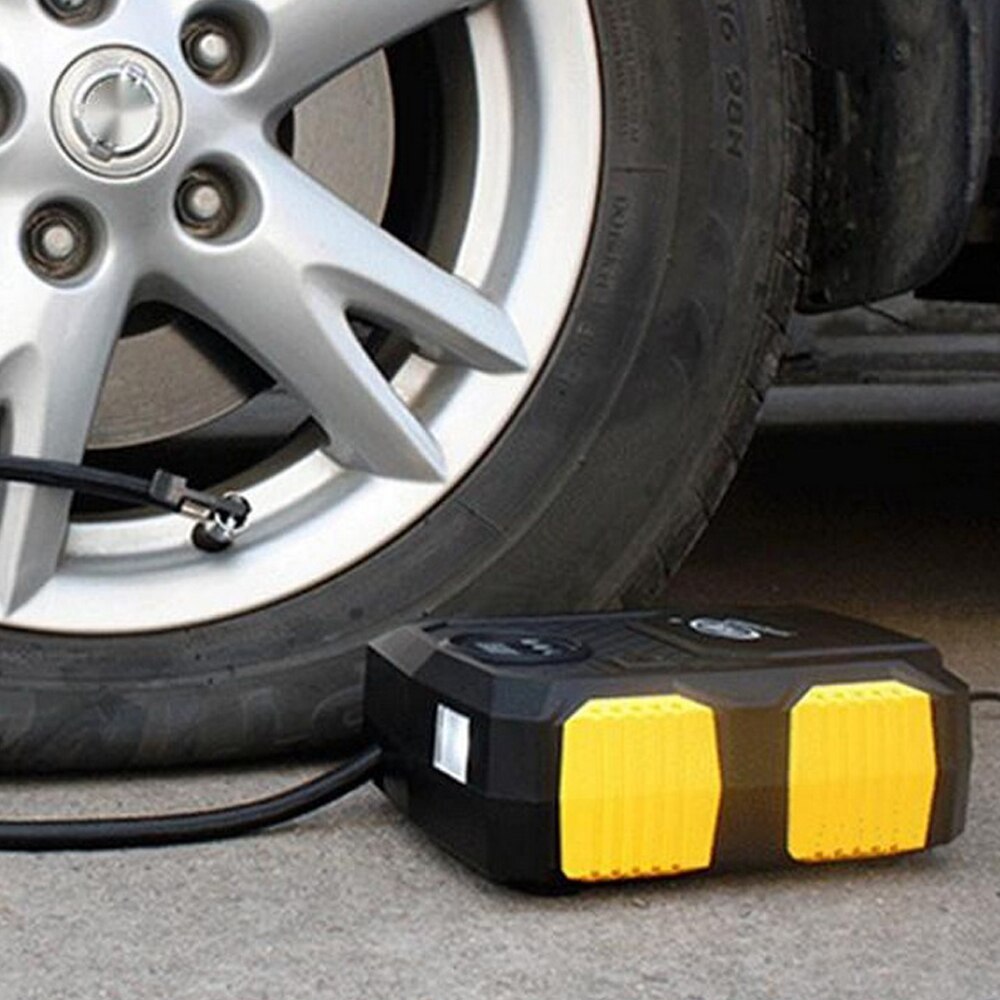 Digital däckpump  dc 12v luftkompressorpump automatisk luftpump 100 psi billuftkompressor för bilmotorcyklar cyklar bilverktyg