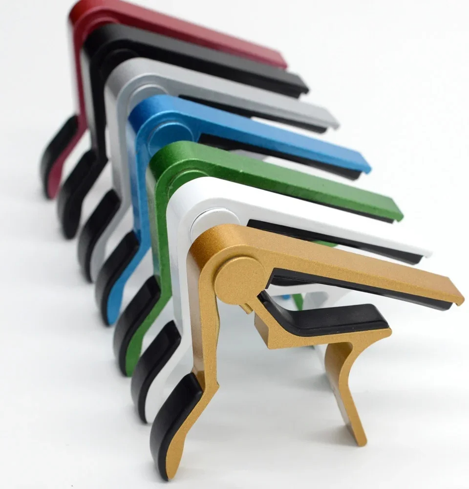 Accesorios de guitarra Capo de aleación de aluminio de , llave de abrazadera de cambio rápido, piezas de guitarra de ajuste de tono clásico acústico
