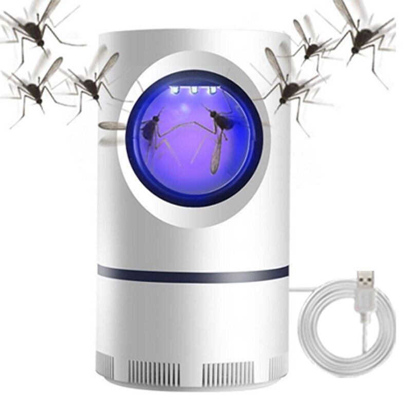 Anti Muggen Lamp 5W Usb Elektrische Muggen Killer Mug Vliegt Afstotend Uv Verlichting Bug Zapper Trap Lantaarn Voor slaapkamer