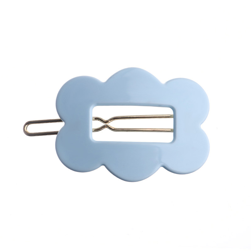 Pinces à cheveux pour enfants, coréen, plusieurs couleurs de bonbon, nuage, grenouille, mignon, doux, pour filles, couvre-chef,: 830077-09