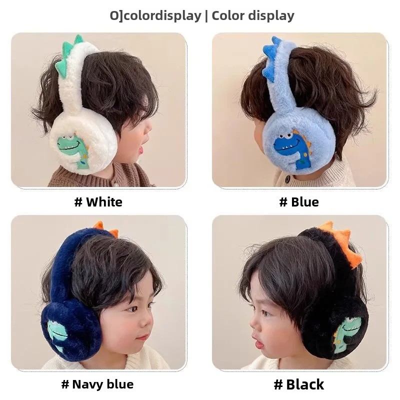 Kids Warm Ear Muffs Korean Style Ear Warming Anti-Cold Cute Baby Winter Ear Cover Small Dinosaur Ear Bag Ear Cover