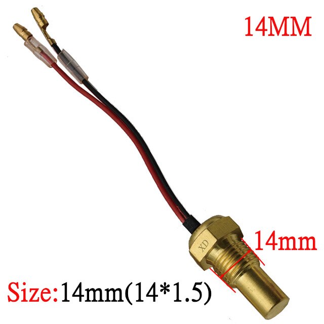 12V 24V coche camión Digital Sensor de temperatura del agua NPT1/8 50K cabeza 10mm 12mm 14mm 16mm 18mm 20mm 22mm 17mm 18mm 21mm temperatura del agua del remitente: Lavanda