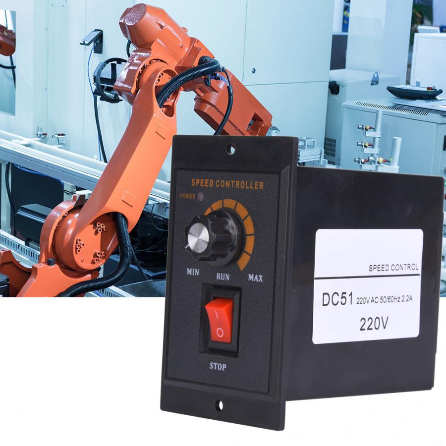 DC-51 DC Motor Regulator Permanent Magnet Controller 220VAC 120W 2.2A Forward Rotation 180VDC/200VDC/220VDC Motor Governor