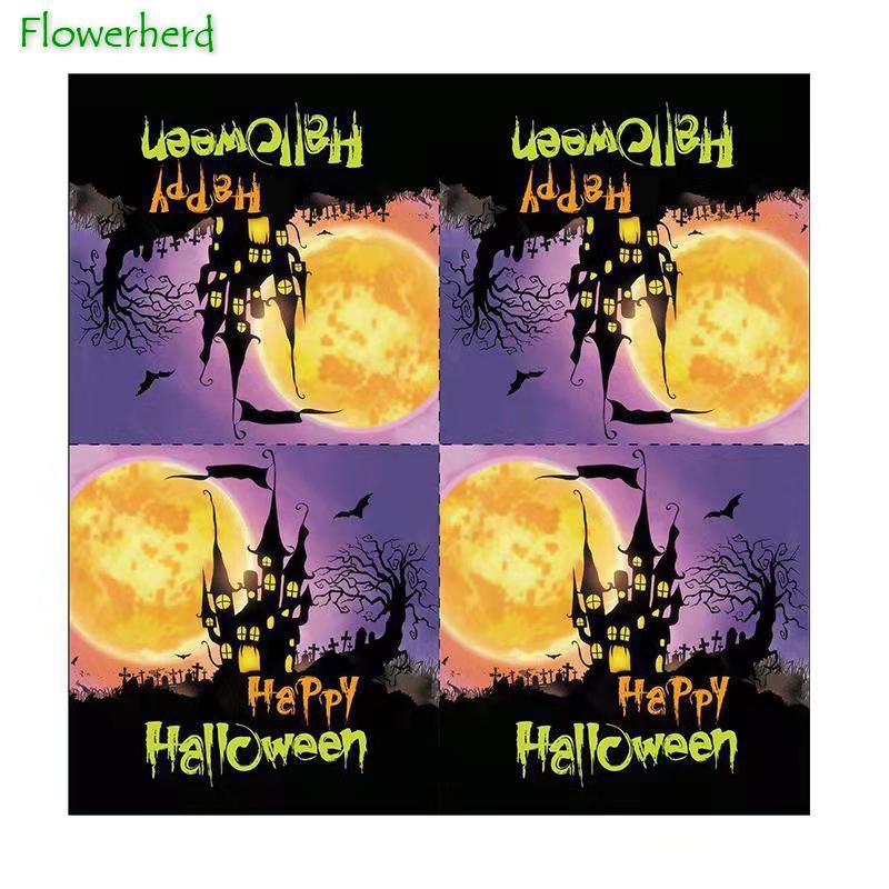 Halloween Decoraties Feestartikelen Servies Set Wegwerp Borden Cups Servetten Messen Vorken Lepels Wegwerp Servies Set