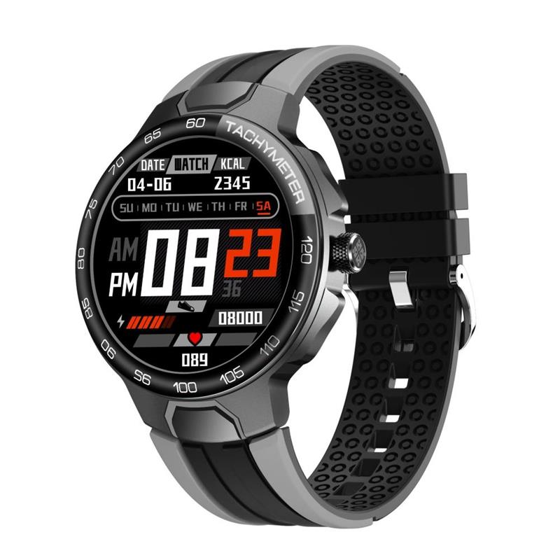 E15 Smart Watch IP68 braccialetto impermeabile monitoraggio della frequenza cardiaca e della pressione sanguigna sport Smart Watch orologio sportivo universale: gray