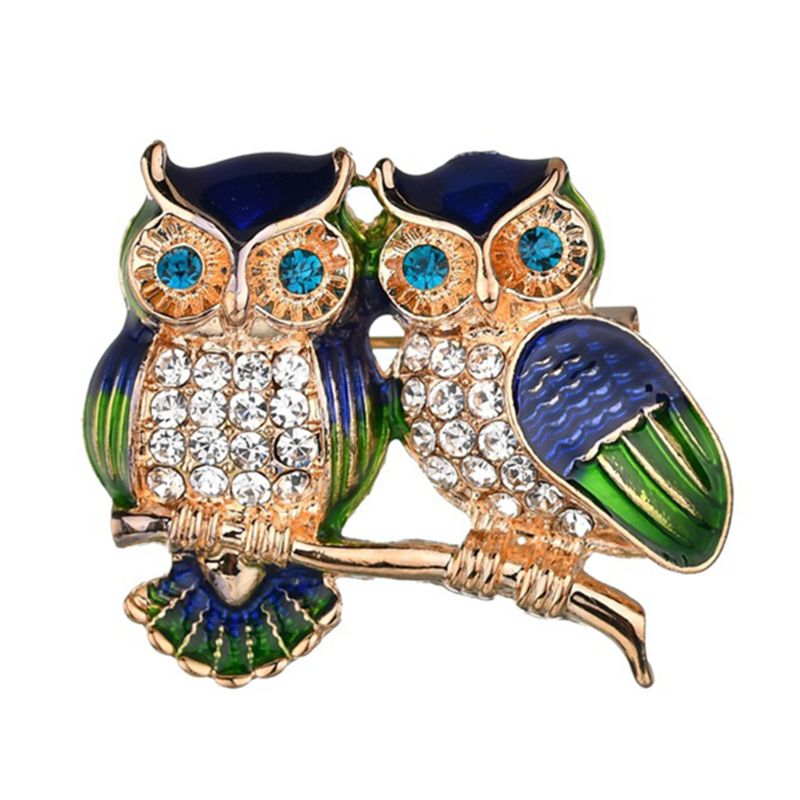 Eule Broschen für Frauen Jahrgang Stil Elegante Hochzeit Stifte Party Brosche