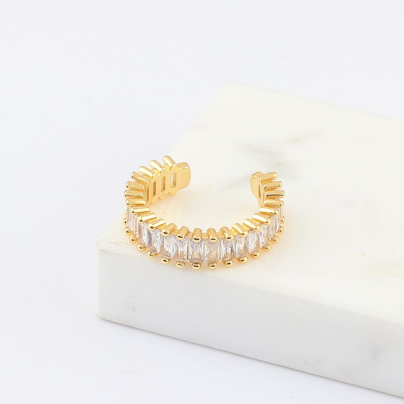 Anillos de tamaño de apertura ajustable para mujer, diamantes de imitación redondos, joyería de cristal a la , novedad: Default Title