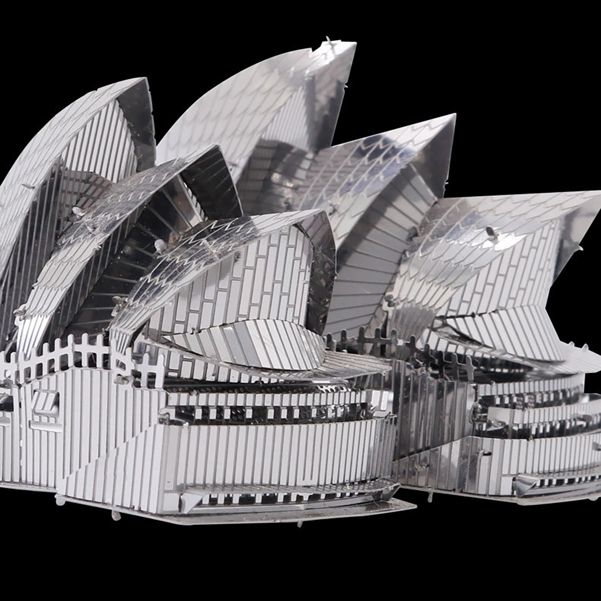 Sydney Opera House 3D metalowe puzzle zestawy modeli DIY laserowo wycinane puzzle układanka zabawka dla dzieci