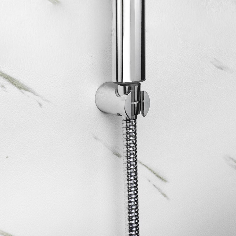 Chrom Poliert Dusche Kopf Halfter Handbrause sprühen Halterung Zauberstab Bidet Spritzgerät Halfter Verdeckte Dusche Zubehör