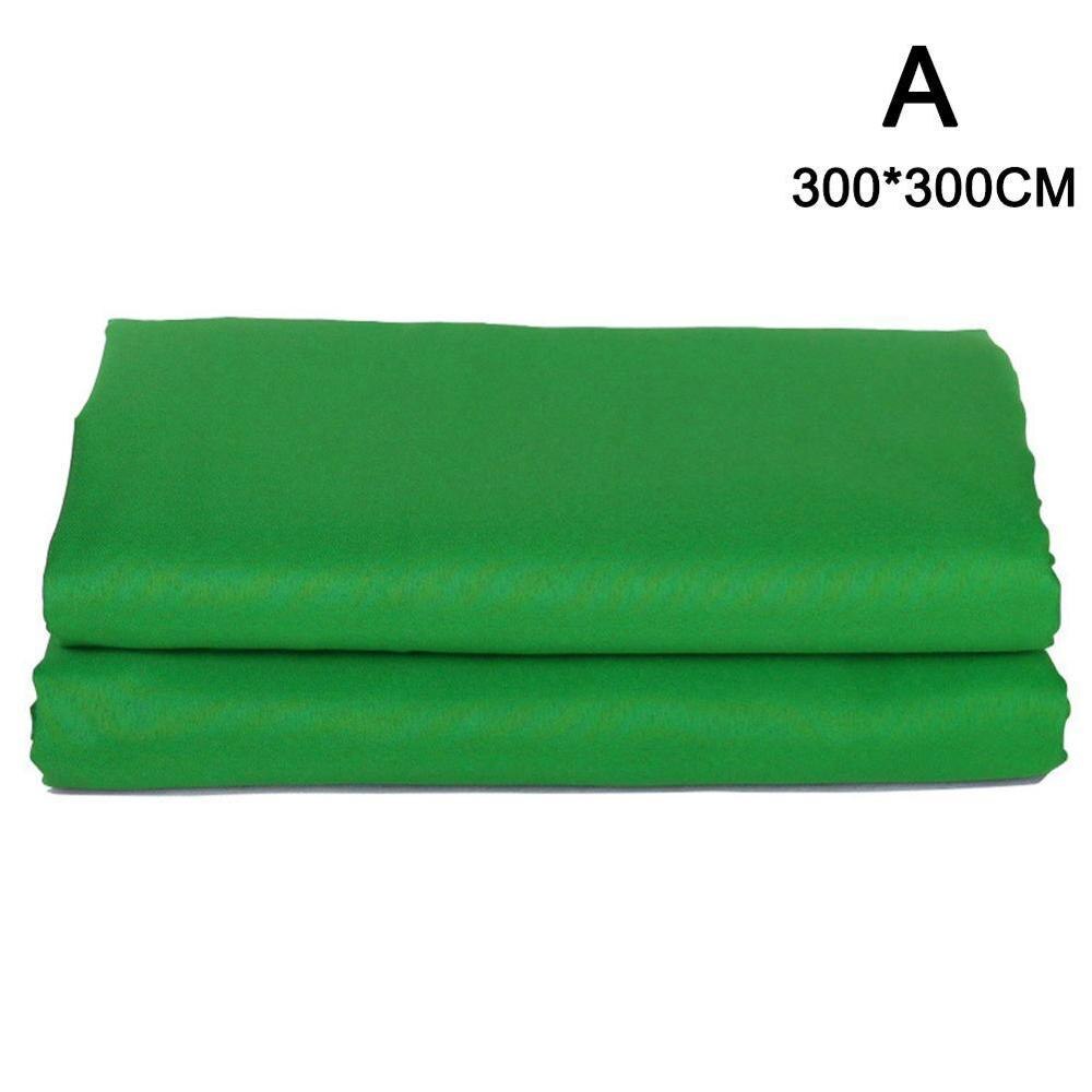 Green Color Cotton Textile Muslin Photo Backgrounds Studio Photography Screen Chromakey Backdrop Cloth: 3x3m