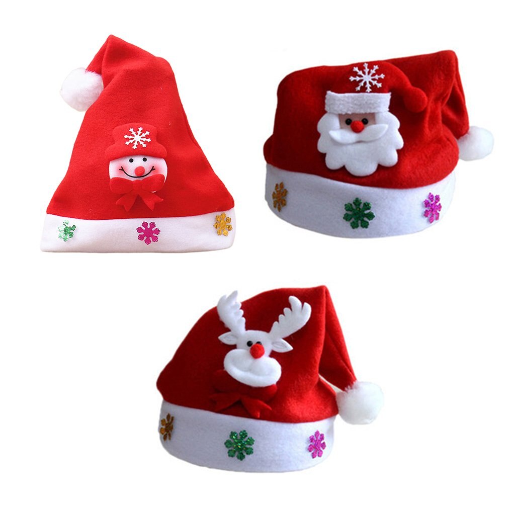 Kerstversiering pet volwassenen kinderen lichtgevende cartoon hoed hert kerstman hoed kerst