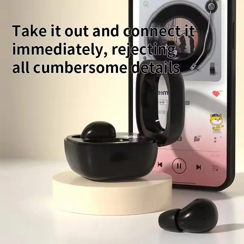 Xiaomi SK19 Bluetooth 5.3 Earphones Mini Invisible TWS Wireless Earbuds HIFI Stereo Noise Reduction Heasets with Microphones