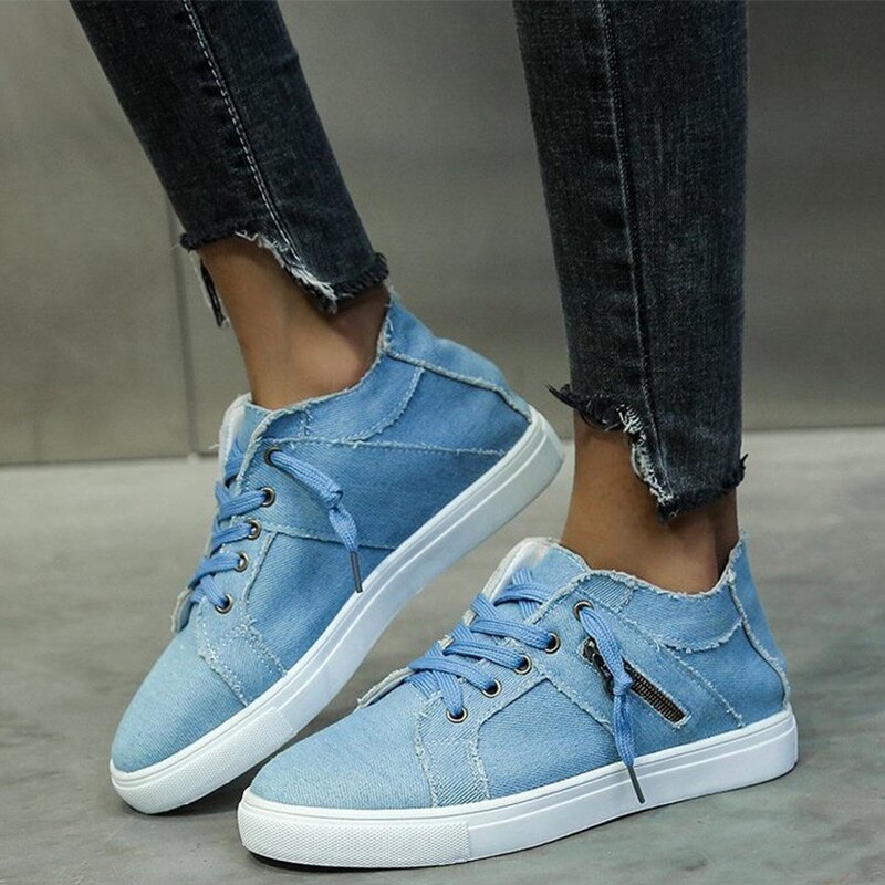 Herfst dames sneakers canvas dames flats schoenen dames wandelschoenen dames comfort plus size platform comfort dames