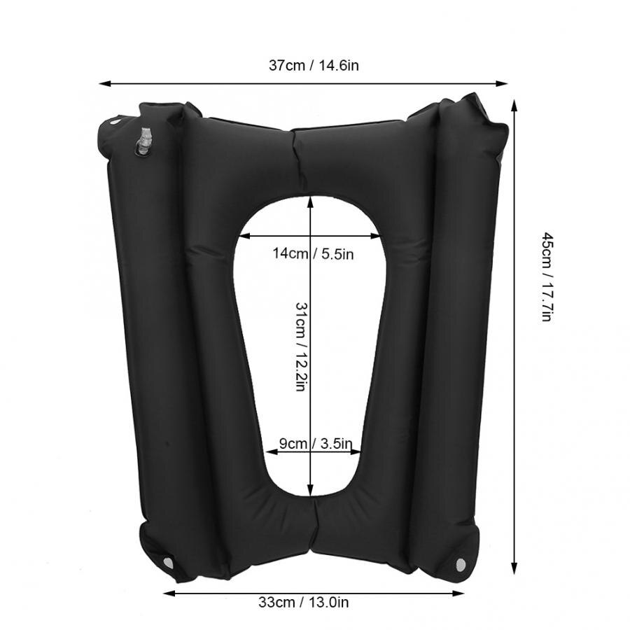 Altenpflege Anti Dekubitus Wc Sitz Pad Aufblasbare Waschbar Sitzen Kissen matt Hämorrhoiden Orthopädische Sitzkissen Pad