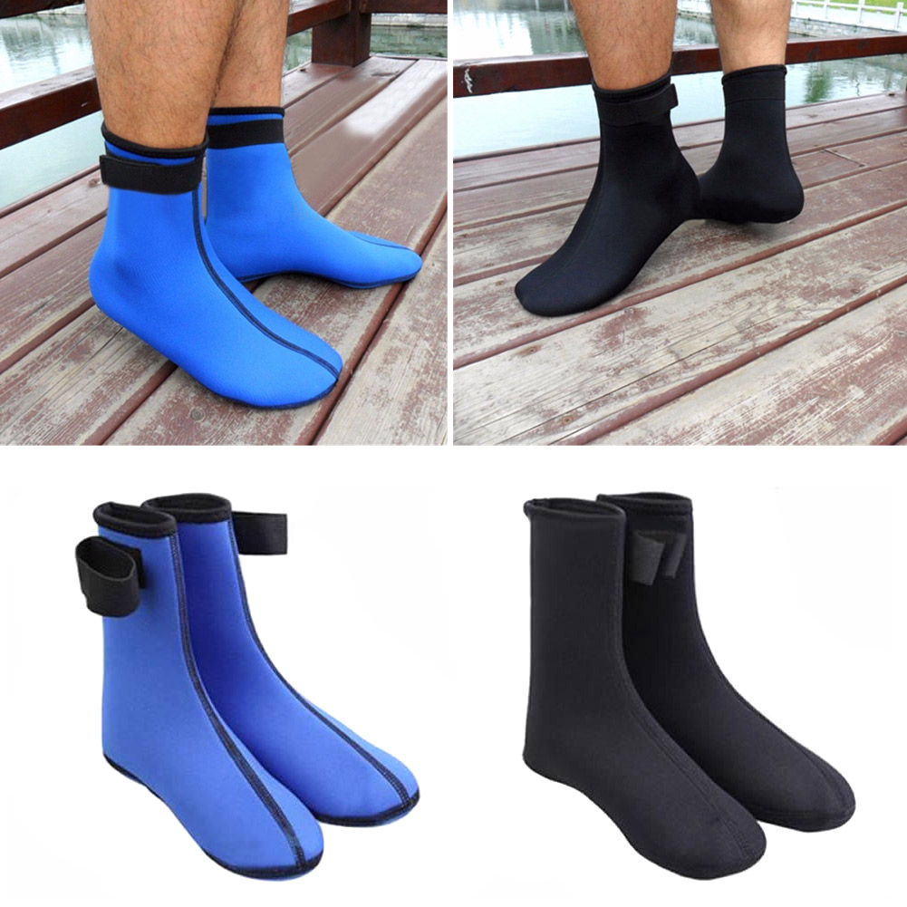 1Pair Swimming Surfing Diving Socks 3MM Neoprene Snorkeling Boots for Water Sports ALS88