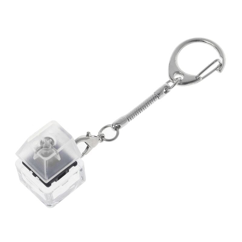 Gateron MX Switch Mechanical Switch Keychain For Keyboard Switches Tester Kit Without LED Light Toys Stress Relief 20CB: Black