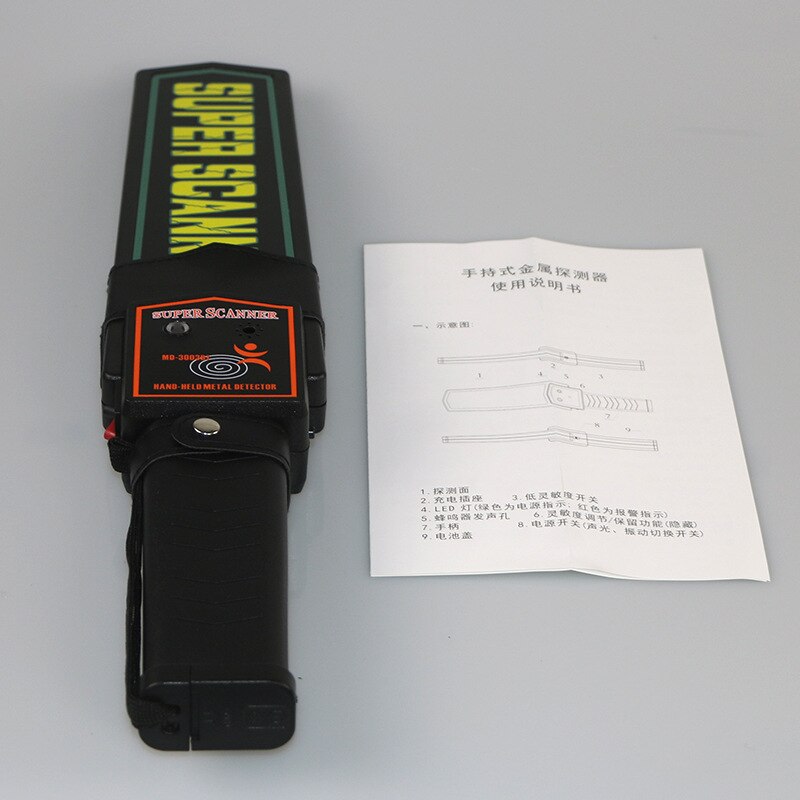 Md-3003b1 Hand-Held Metal Detector Security Check Staaf School Onderzoekskamer Hand-Held Detector