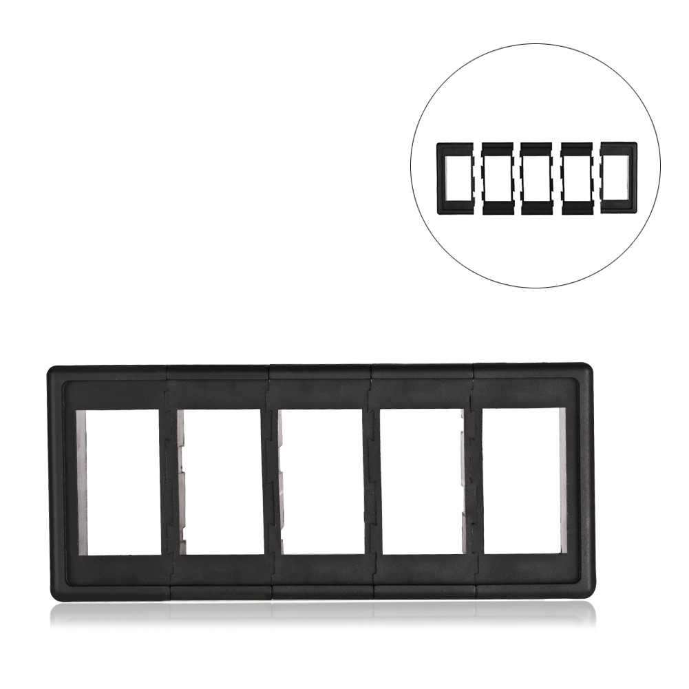ADPOW-carcasa de soporte de Panel de patrulla para coche, balancín, caja de interruptores de coche: 5