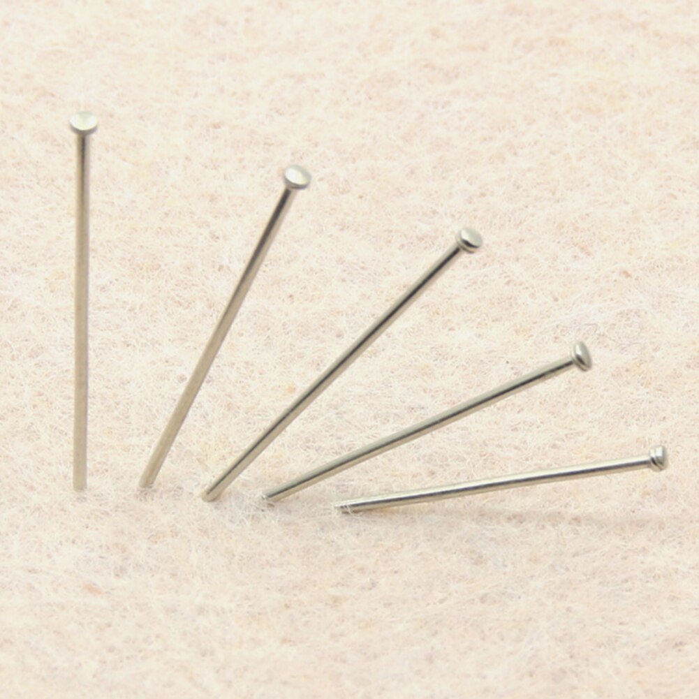Alfileres de costura de acero inoxidable plateado, alfileres de cabeza de satén fino, manualidades de costura, joyería, herramientas de costura #200, 25mm, 561 Uds.