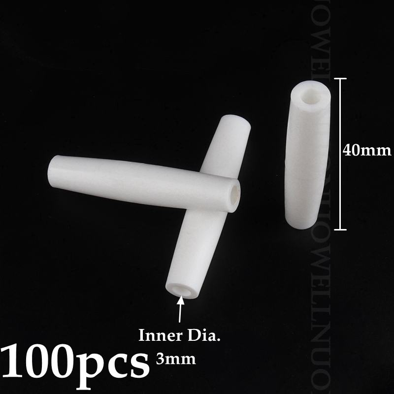 10/20/50/100pcs PE Connector Plastic PE Joint Wardrobe Shoe Rack Tent DIY Skeleton Tube Fittings Pipe Adapter: 3mm Straight 100pcs
