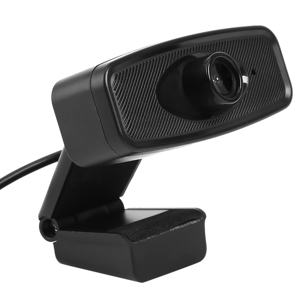 Small Web Camera USB Webcam Office Caring Computer Supplies with HD 720p External Microphone for Laptop Desktop PC