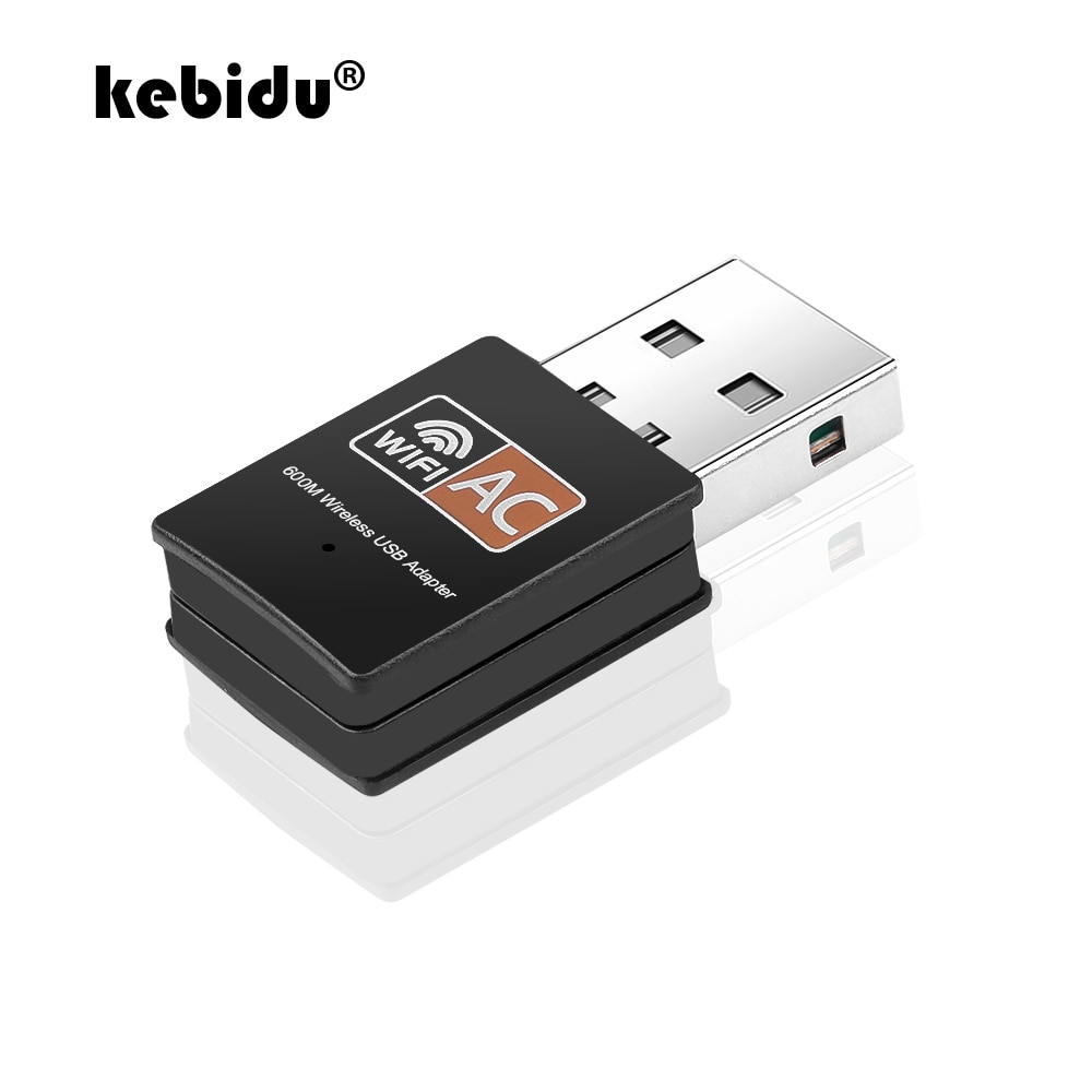 Kebidu Dual Band 600Mbps 2.4 + 5.8Ghz Draadloze Usb Netwerkkaart Wifi Adapter Antenne Pc Ontvanger Voor mac Windows Xp/Vista